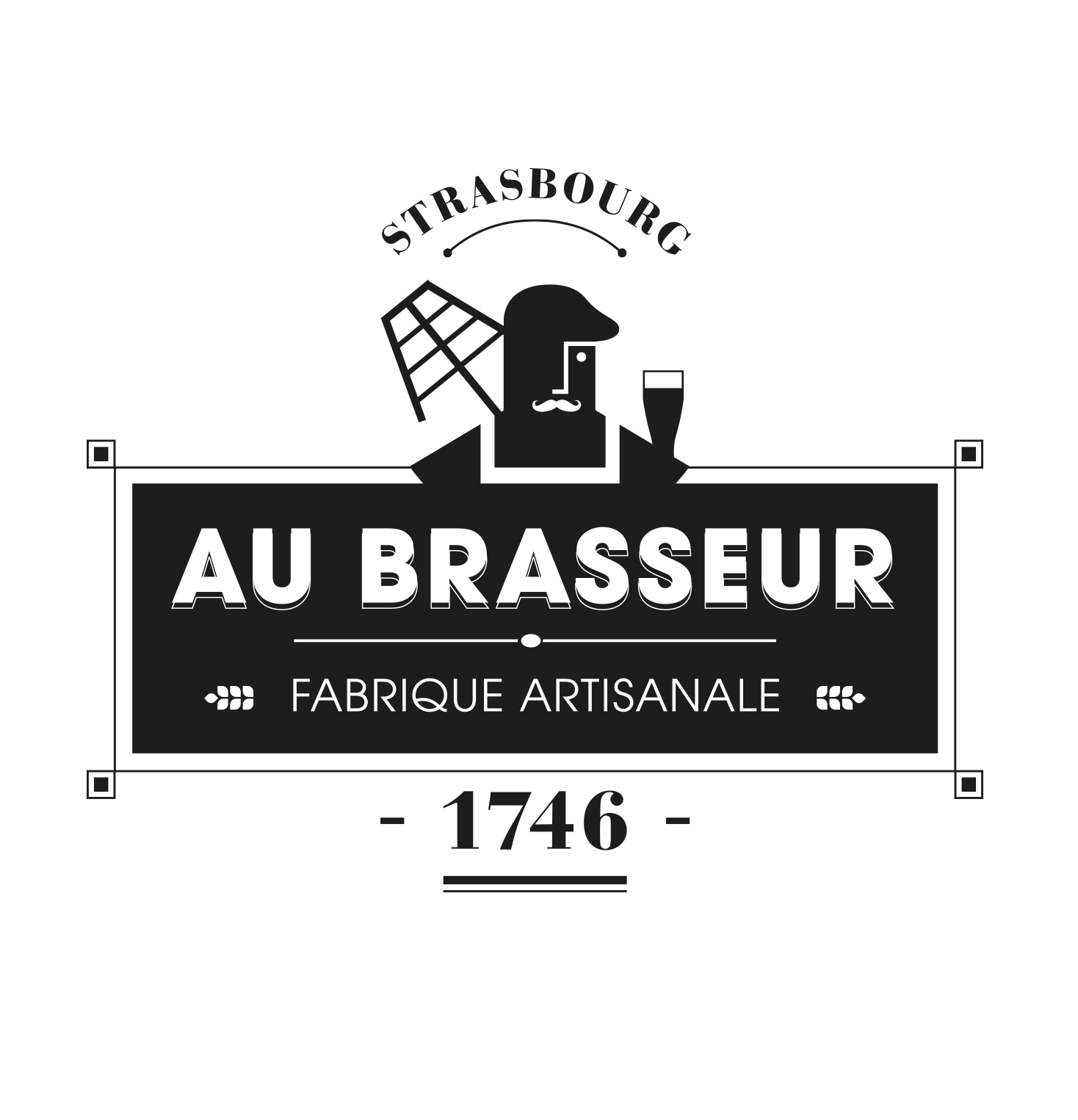 identité visuelle au brasseur