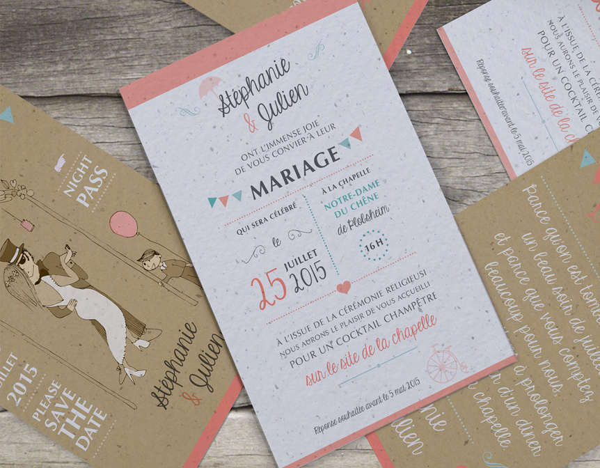 Faire part de mariage