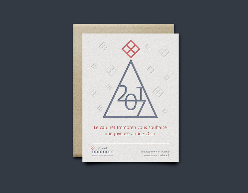 identité visuelle cabinet immoren strasbourg